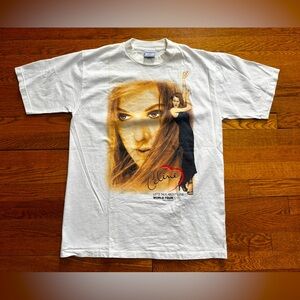Vintage Celine Dion Let’s Talk About Love World Tour 1999 S/S Tee Shirt (Large)